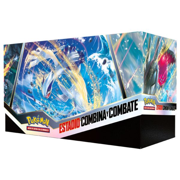 Estuche Juego Cartas Coleccionables Estadio Combina y Combate Tempestad Plateada Pokemon español - Imagen 3