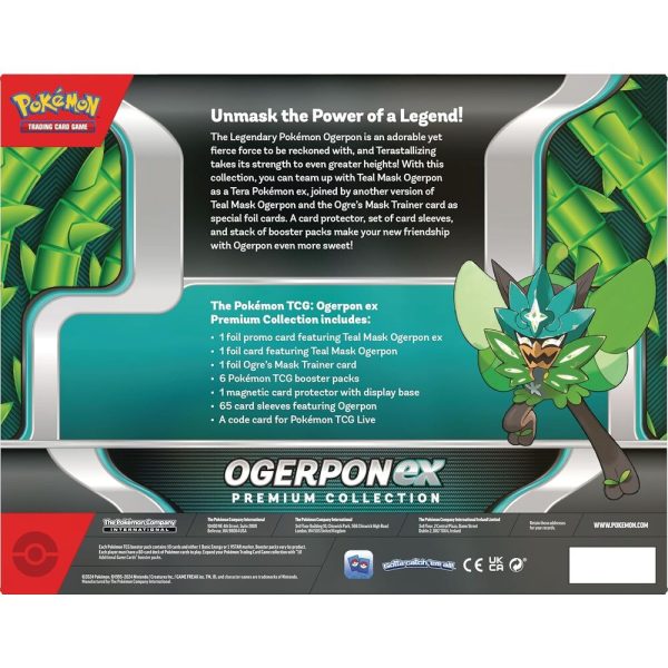 Blister juego cartas coleccionables Ogerpon Pokemon ingles - Imagen 4