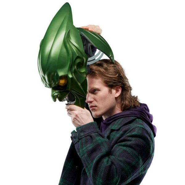 Casco Premium Duende Verde Spiderman No Way Home Marvel - Imagen 5