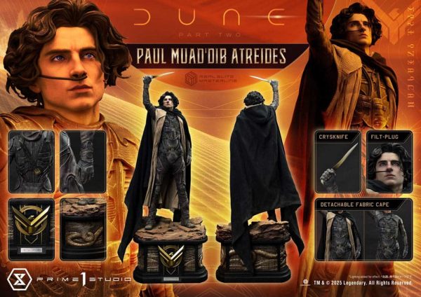 Dune: Part Two Estatua Real Elite Masterline Series 1/3 Paul Atreides 90 cm - Imagen 4