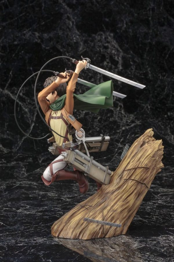 Figura Kotobukiya Attack on Titan Artfxj Eren Yeager Renewal Package - Imagen 4