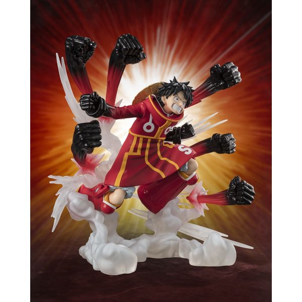 Figura Monkey d. Luffy -gum gum Hawk Gatling- Extra Battle One Piece Figuarts Zero