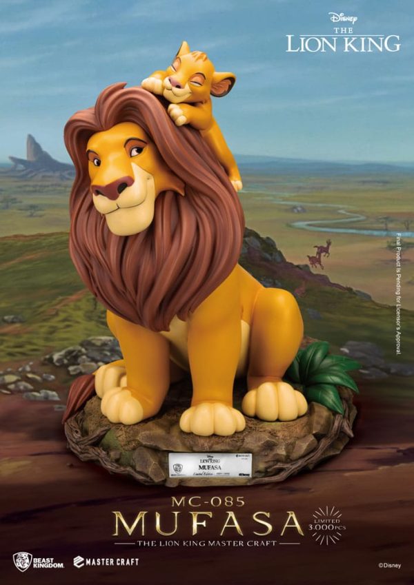 Disney Estatua Master Craft El Rey León Mufasa 36 cm