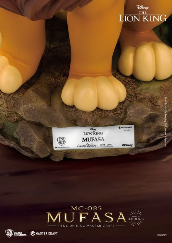Disney Estatua Master Craft El Rey León Mufasa 36 cm - Imagen 3