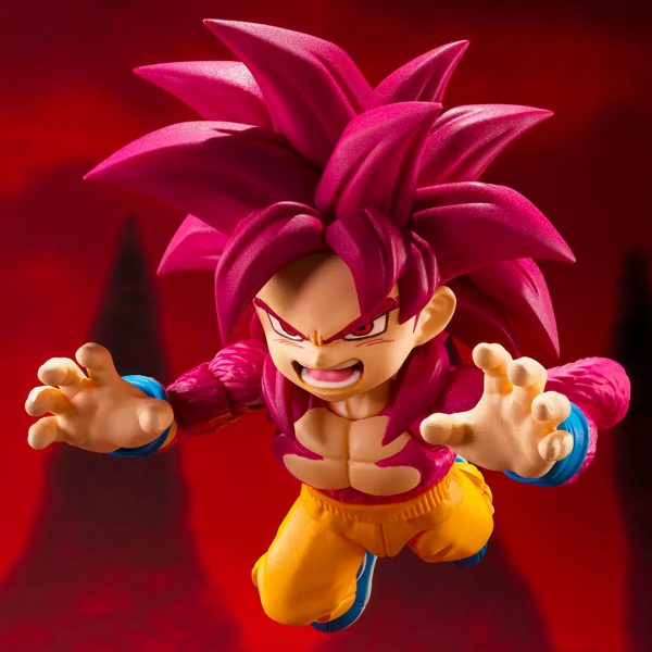 Figura Son Goku Super Saiyan 4 Mini SH Figuarts Dragon Ball Daima - Imagen 6