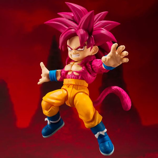 Figura Son Goku Super Saiyan 4 Mini SH Figuarts Dragon Ball Daima - Imagen 8