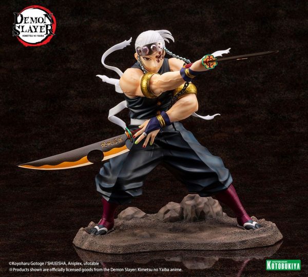 Demon Slayer: Kimetsu no Yaiba Estatua ARTFXJ PVC 1/8 Tengen Uzui Regular Edition 23 cm