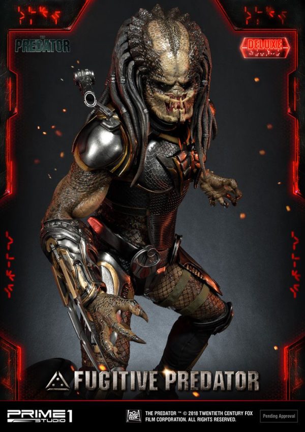 El Depredador Estatua 1/4 Fugitive Predator Deluxe Ver. 75 cm - Imagen 2