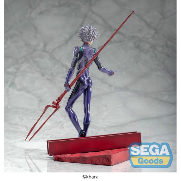 KAWORU NAGISA X SPEAR OF LONGINUS FIGURA 21 CM EVANGELION 3.0 + 1.0 THRICE UPON A TIME LUMINASTA - Imagen 2