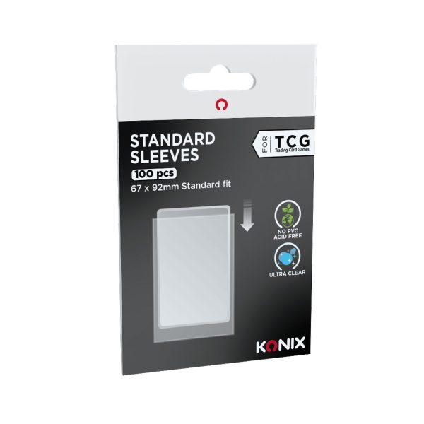 100 X STANDARD SLEEVES 67X92 MM FUNDAS TRANSPARENTES PARA TCG