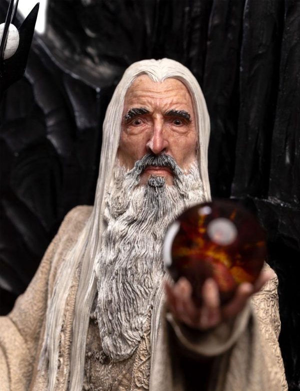 El Señor de los Anillos Estatua 1/6 Saruman the White on Throne 110 cm - Imagen 4