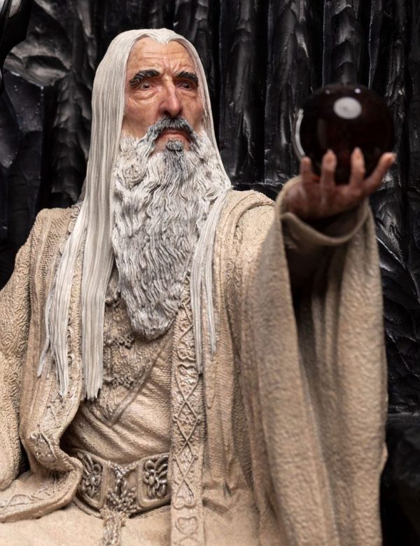 El Señor de los Anillos Estatua 1/6 Saruman the White on Throne 110 cm - Imagen 7