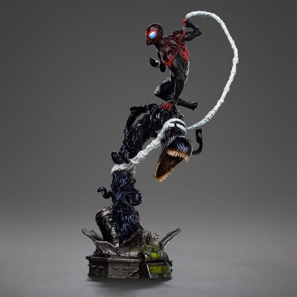 Figura Spider-Man vs. Villains Estatua 1/10 Diorama BDS Art Scale Miles Morales 32 cm - Imagen 3