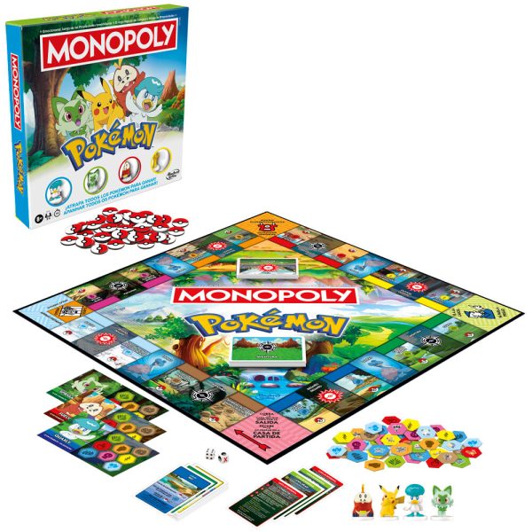 Juego mesa Monopoly Pokemon español - Imagen 2